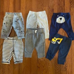 Carter’s baby boy 6pk pants